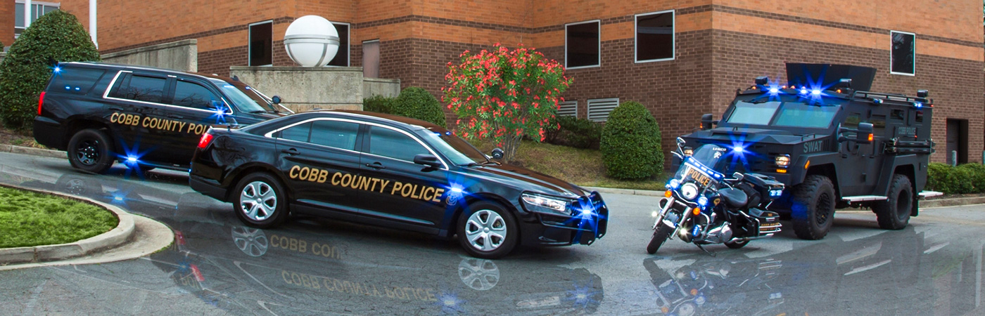 Police cars